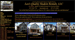 Desktop Screenshot of leosqualitystudentrentals.com